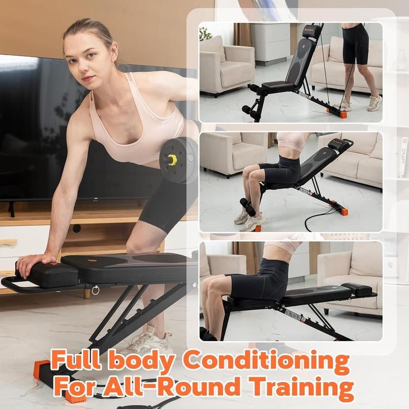 7 Adjustable Positions Fitness Bench - Fitness Freak