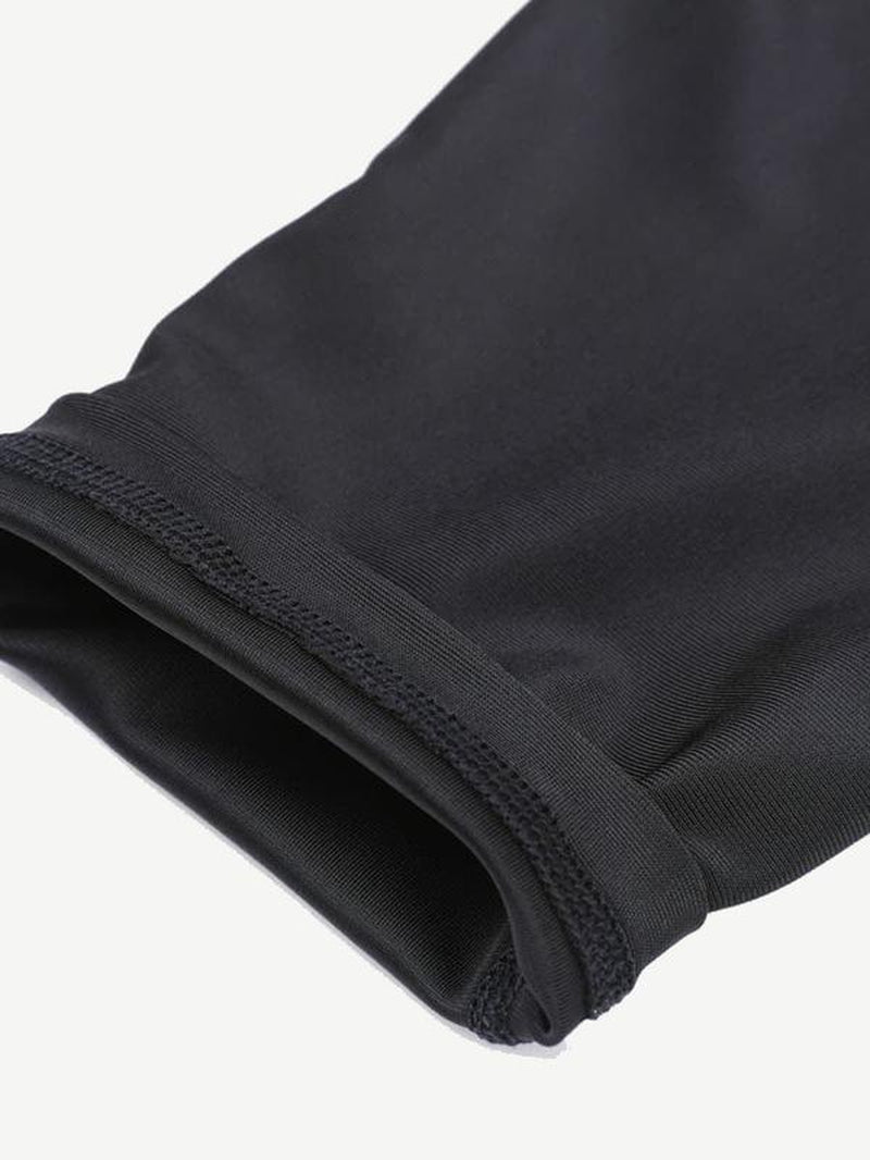 Blue Neoprene Sauna Tummy Control Leggings - Fitness Freak