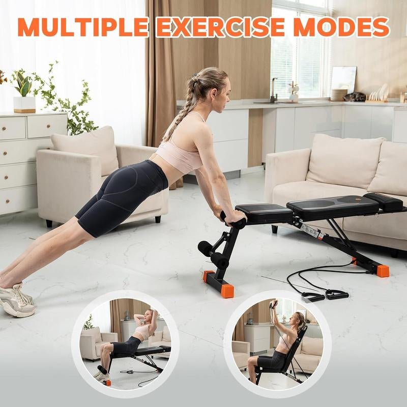 7 Adjustable Positions Fitness Bench - Fitness Freak