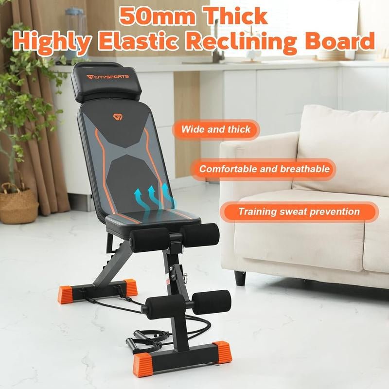 7 Adjustable Positions Fitness Bench - Fitness Freak