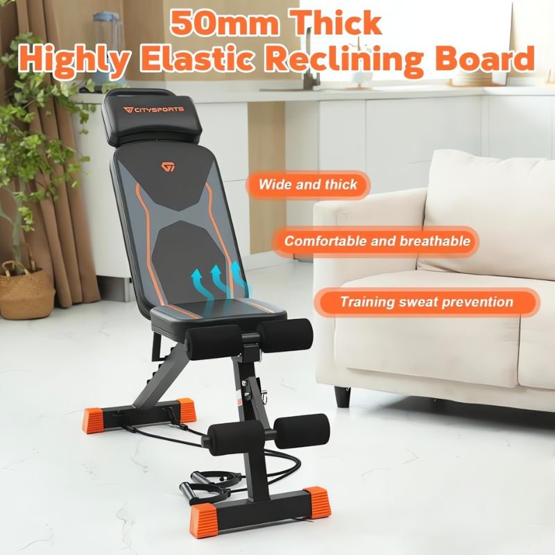 7 Adjustable Positions Fitness Bench - Fitness Freak