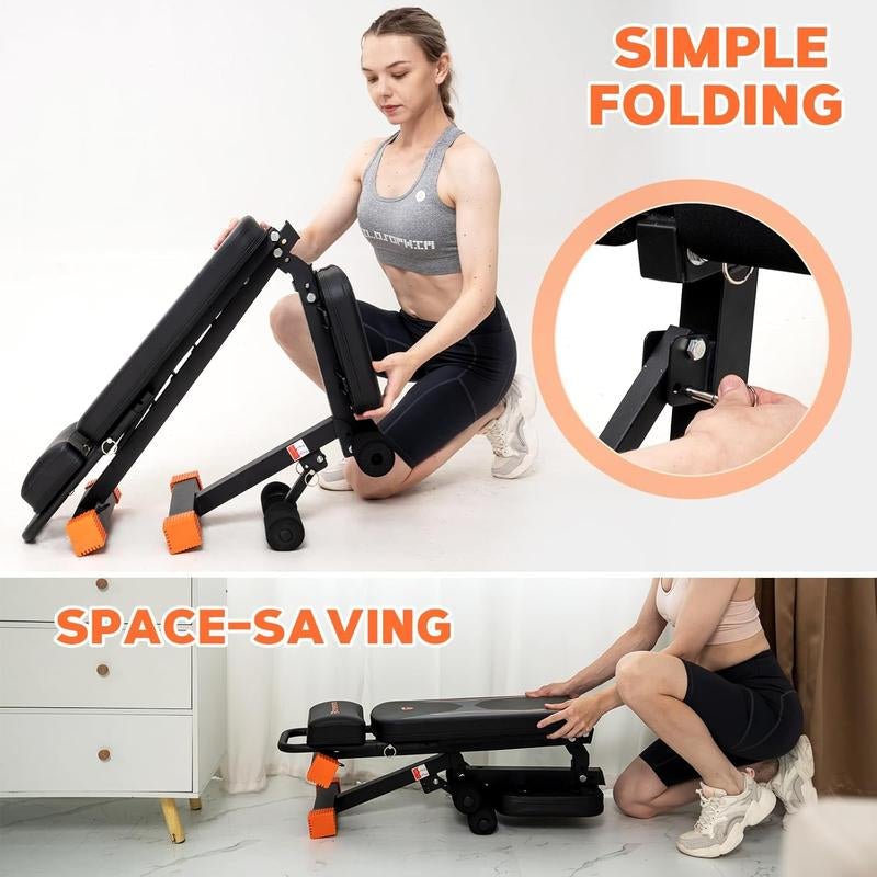 7 Adjustable Positions Fitness Bench - Fitness Freak