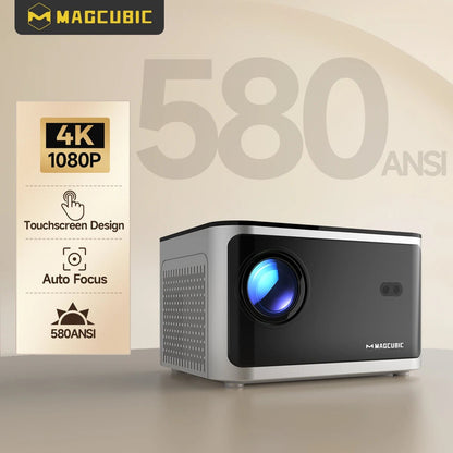 Auto Focus Smart Projector Android11 4K 580ANSI Full Wifi6 BT5.0 Allwinner H713 Voice Control Home Cinema Theater HY350 - Fitness Freak
