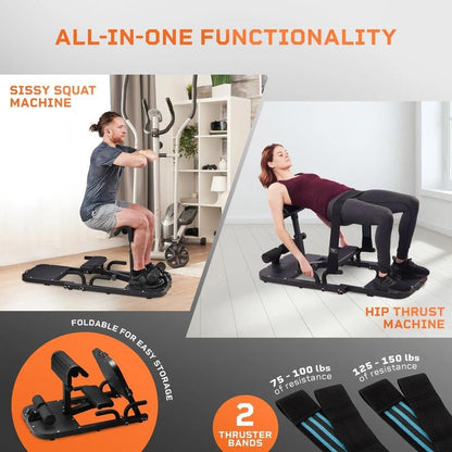 Bootylicious Gluteblast Hip Thrust Device - Fitness Freak
