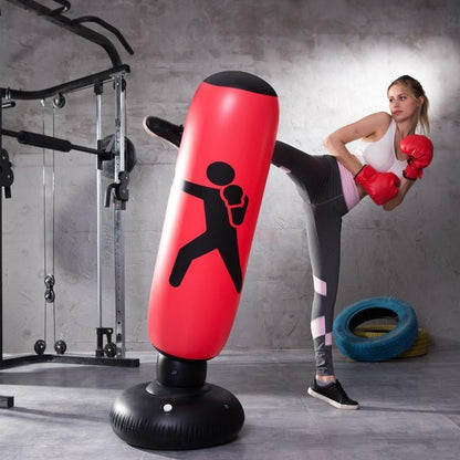 Durable Home Boxing Bag with Non - Slip Base - Fitness Freak