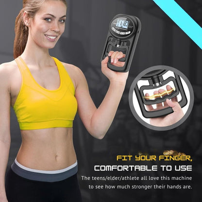 Hand Dynamometer Grip Strength Trainer - Electronic Hand Grip - Fitness Freak