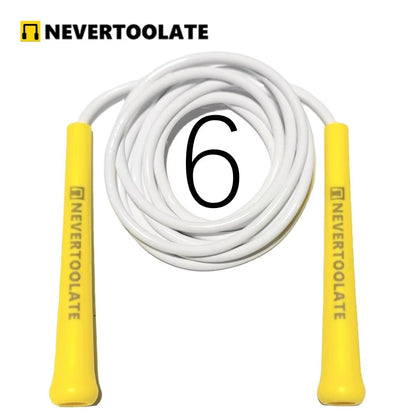NeverTooLate™ ProSpeed Jump Rope – Lightweight, Durable &amp; Fast - Fitness Freak