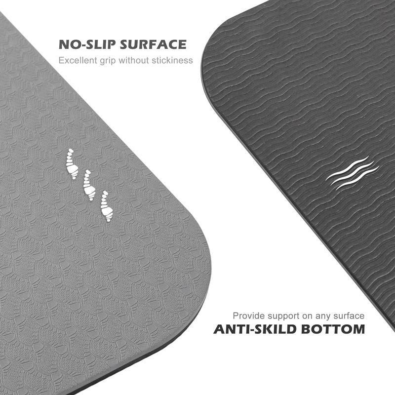 Non Slip Thick Fitness Mats with Storage Bag - Fitness Freak