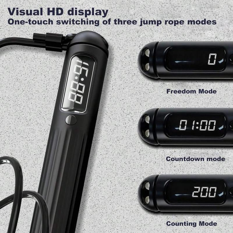 Rechargeable Smart Jump Rope - Fitness Freak