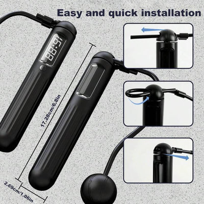 Rechargeable Smart Jump Rope - Fitness Freak
