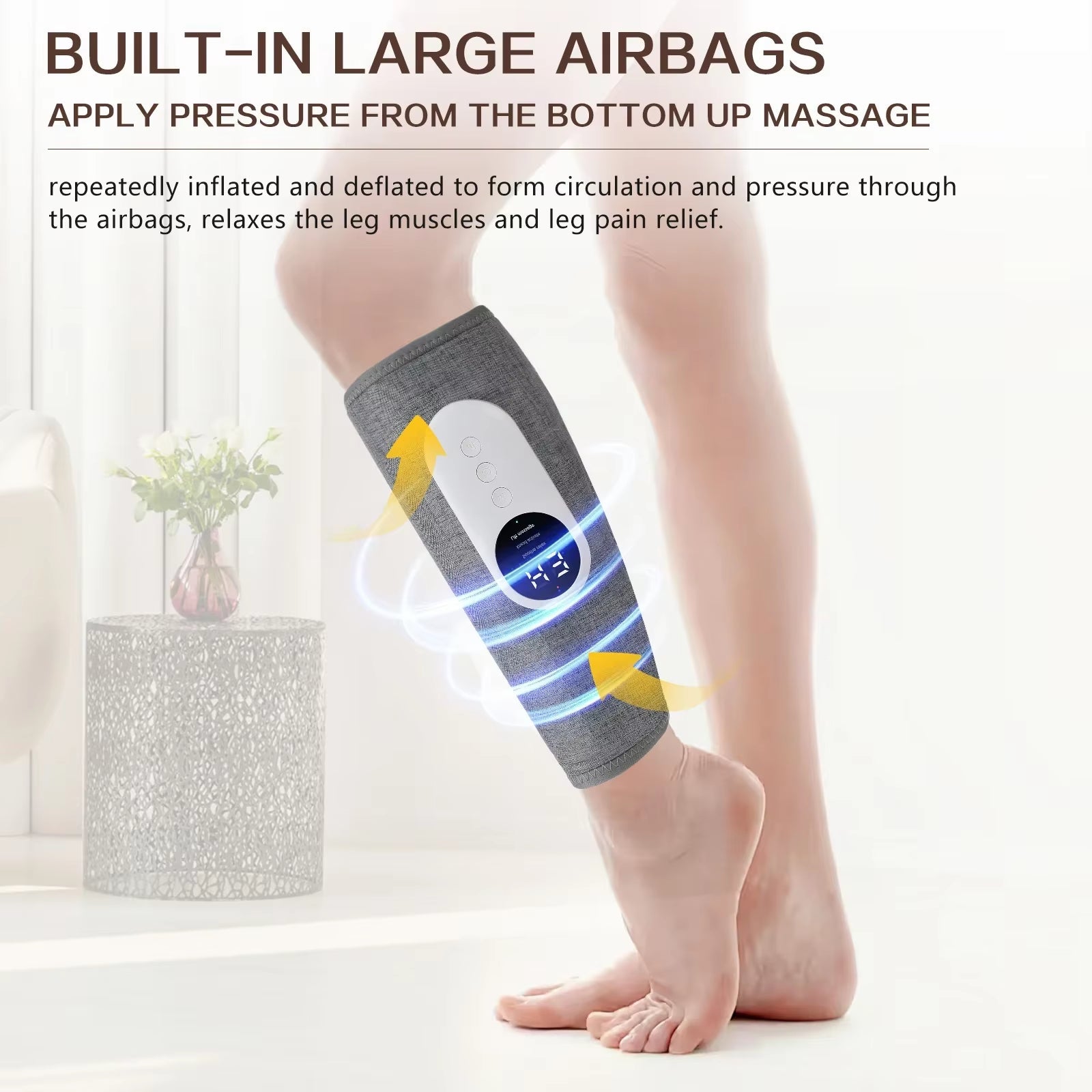 ReviveLeg™ – Portable Leg Massager with Compression and Heat for Ultimate Relaxation - Fitness Freak
