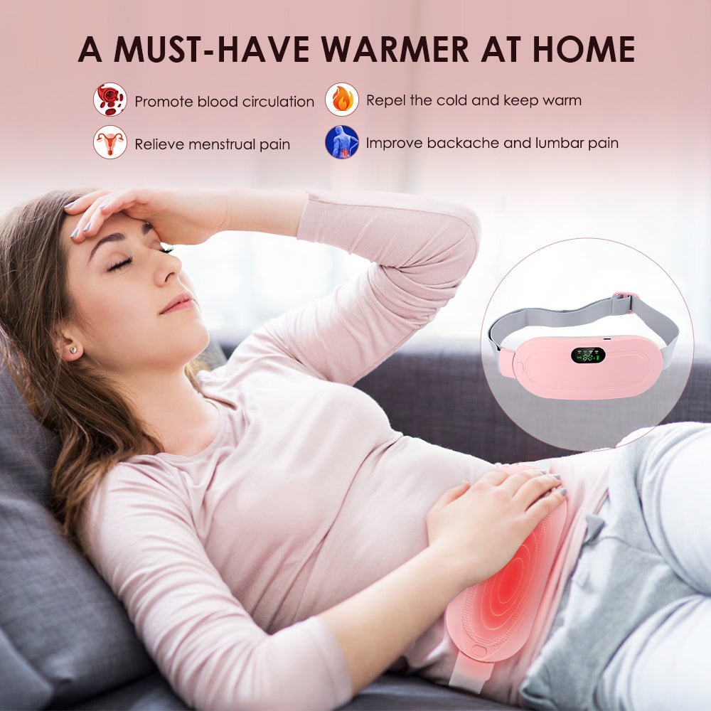 Smart Heating Belt for Menstrual Relief and Full Abdominal Comfort - Fitness Freak
