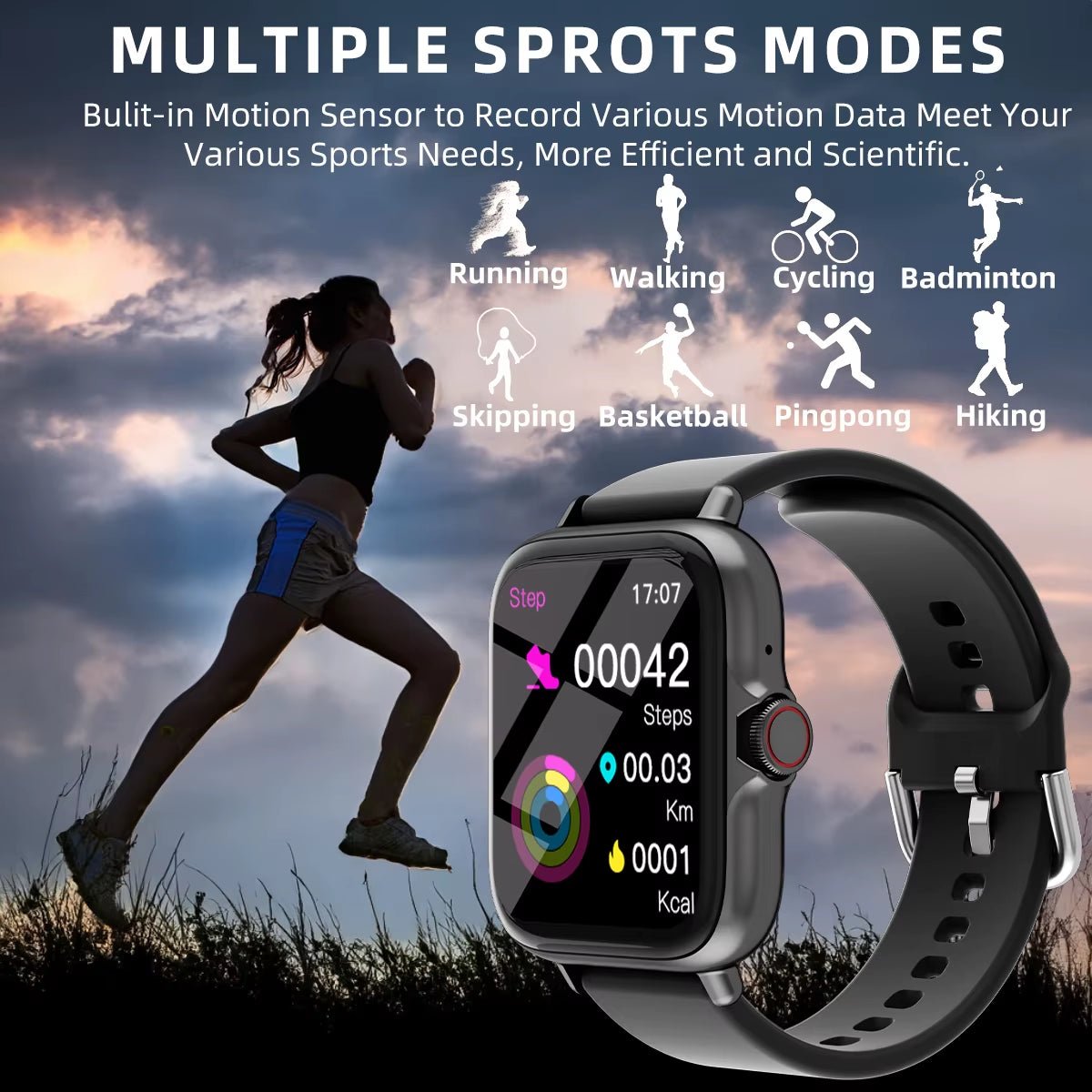 SmartSync Pro™ – Next - Gen Bluetooth Smartwatch for Daily Health &amp; Call - Fitness Freak
