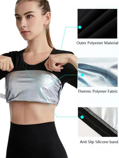 Tight Fit Sauna Sweat Workout Top - Fitness Freak